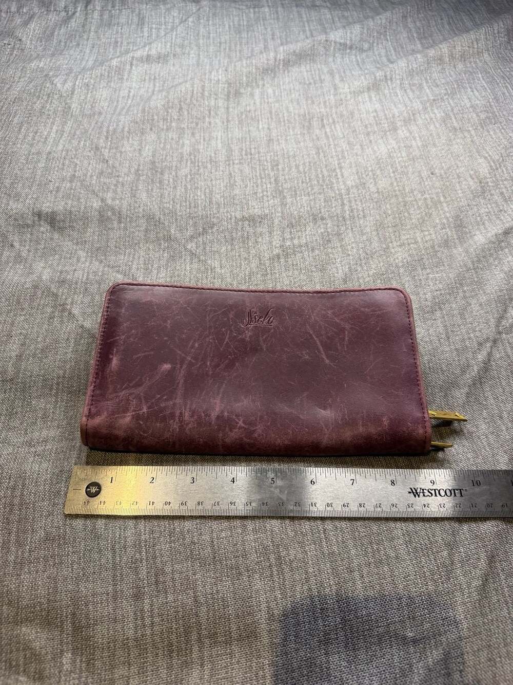 Sseko Designs Leather Zip Around Wallet